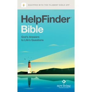 Helpfinder Bible Nlt, Filament Enabled (Hardcover, Red Letter) -- New Living Tra